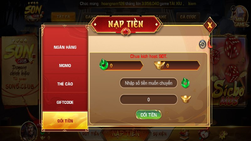 Chọn thời điểm nạp tiền phù hợp